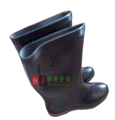 批发双安红叶黑色食品靴 PVC材质，耐油耐酸碱的专业足部防护鞋