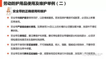 规范使用，安全守护 现场劳动防护用品使用与管理培训及销售要点解析